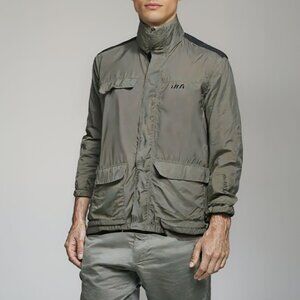 Helly Hansen HELLY TECH Waterproof Jacket Spring Coat Full Zip Olive Green XL